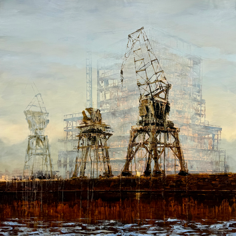 peinture sur toile de l'artiste Patrick Bastardoz