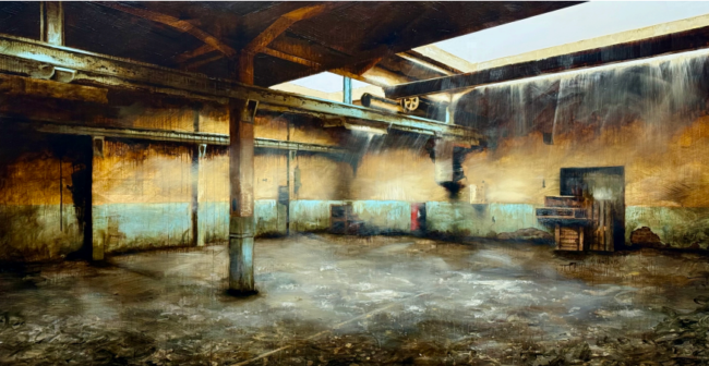 peinture de l'artiste Patrick Bastardoz