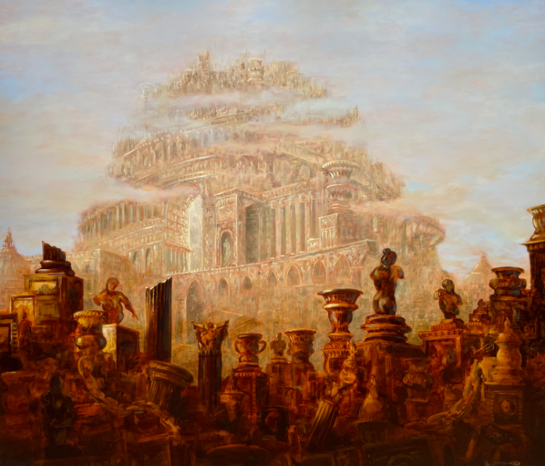 peinture sur toile de l'artiste Patrick Bastardoz