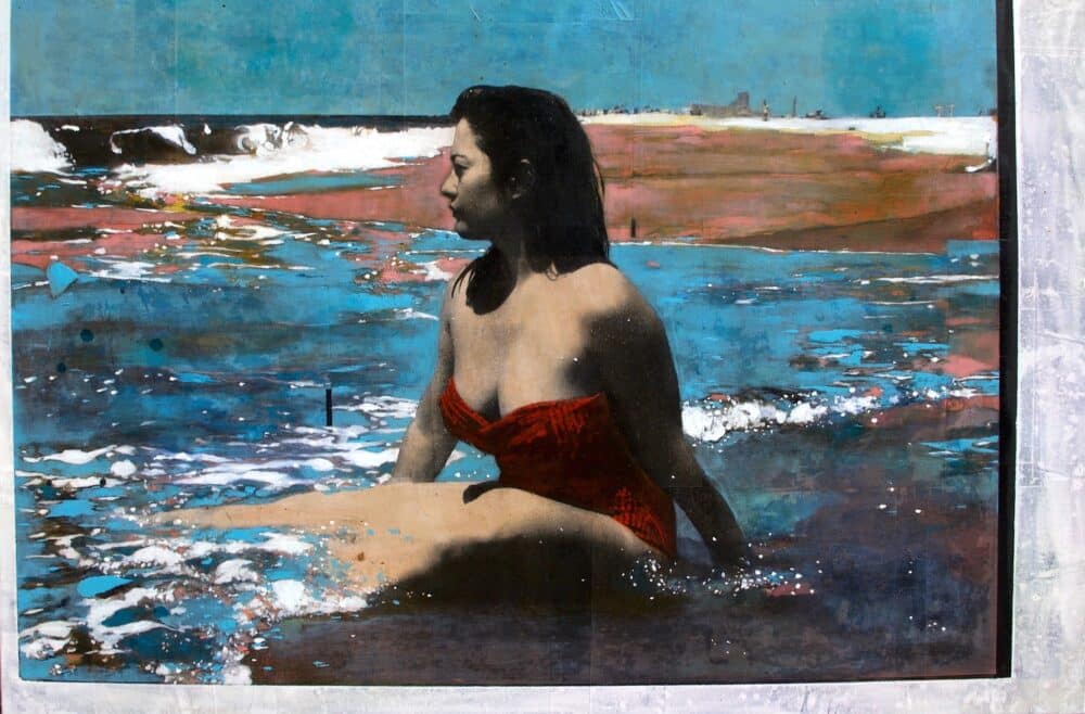 fort tilden beach peinture Ayline Olukman