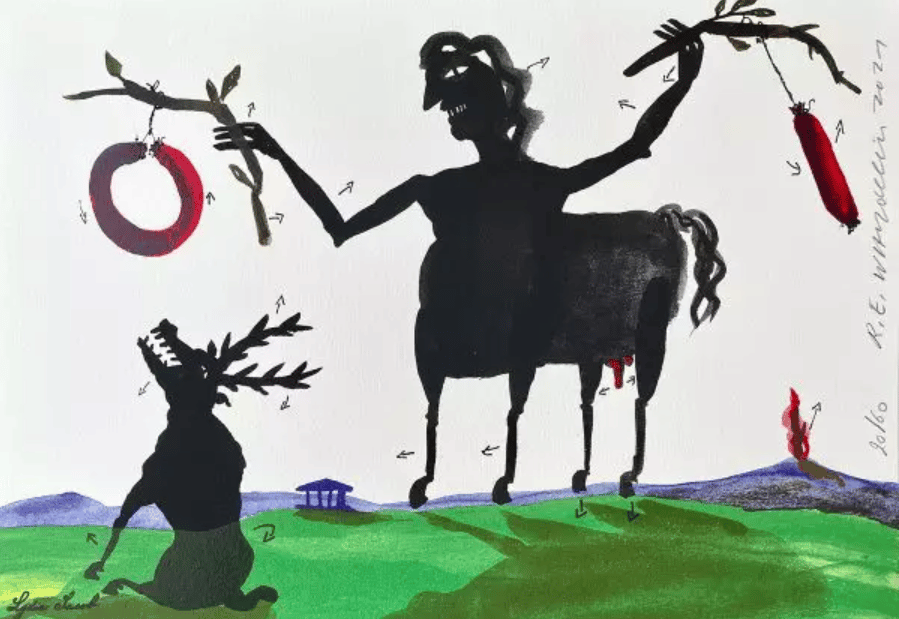 serigraphie de l' artiste raymond emile Waydelich