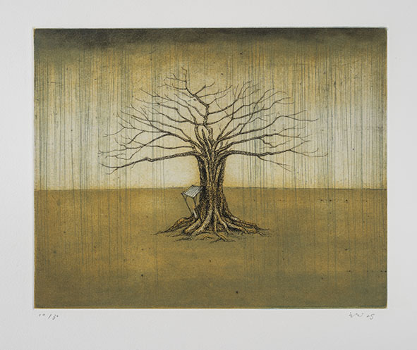 peinture de l'Artiste Mitsuo Shiraishi