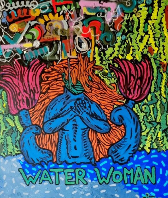 peinture sur toile de l'artiste NITRAM