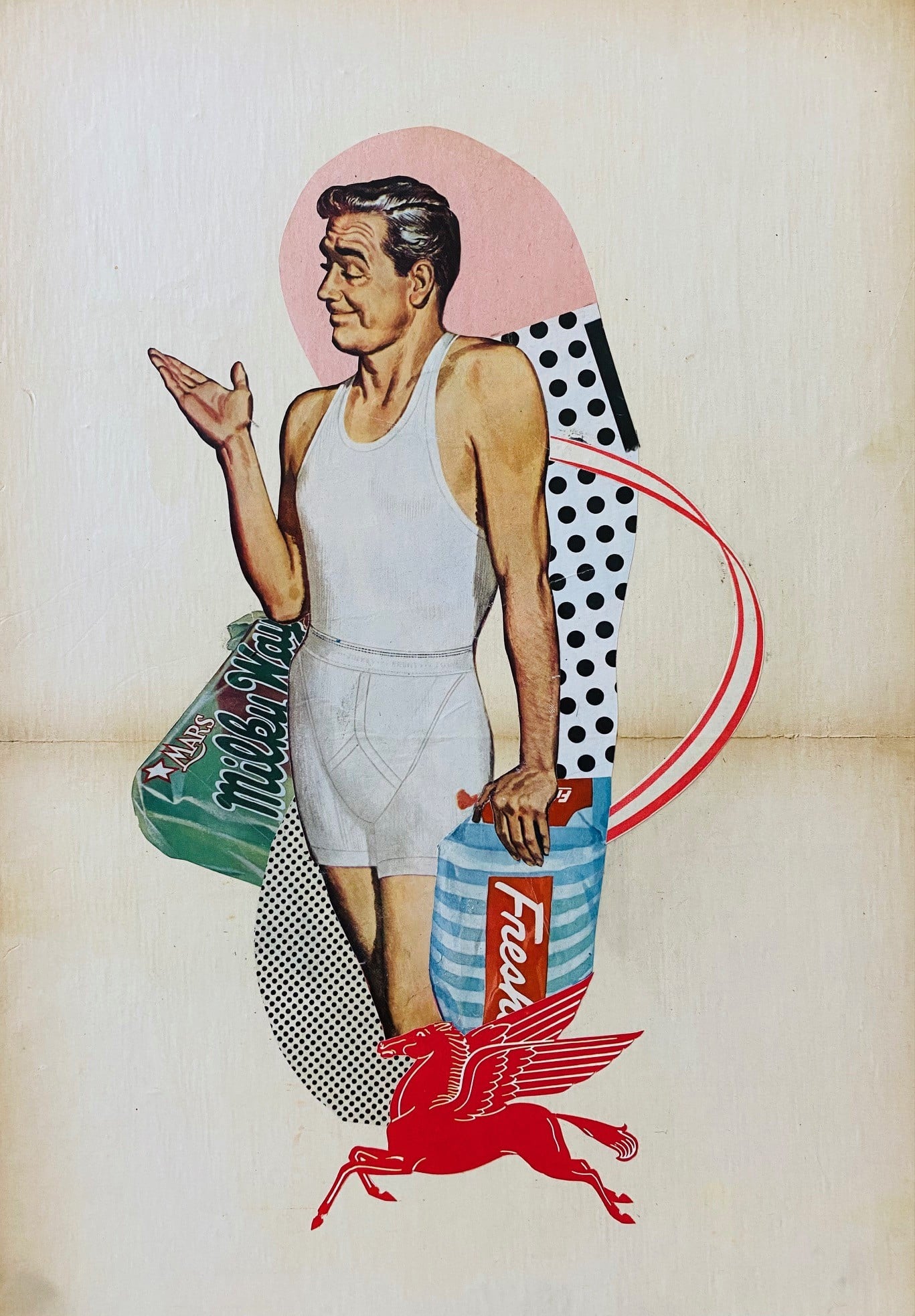 peinture collage technique mixte de l'artiste Josephthumbnail