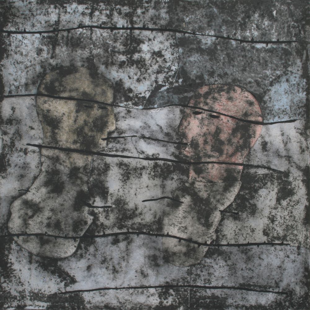 peinture sur panneau bois de l'artiste Joseph Bey