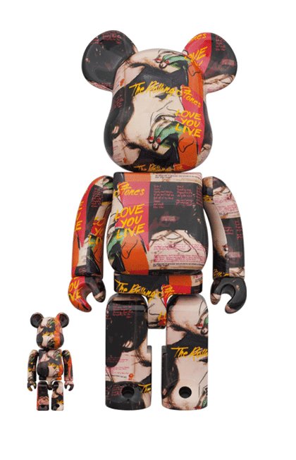 bearbrick Warhol Rolling Stones