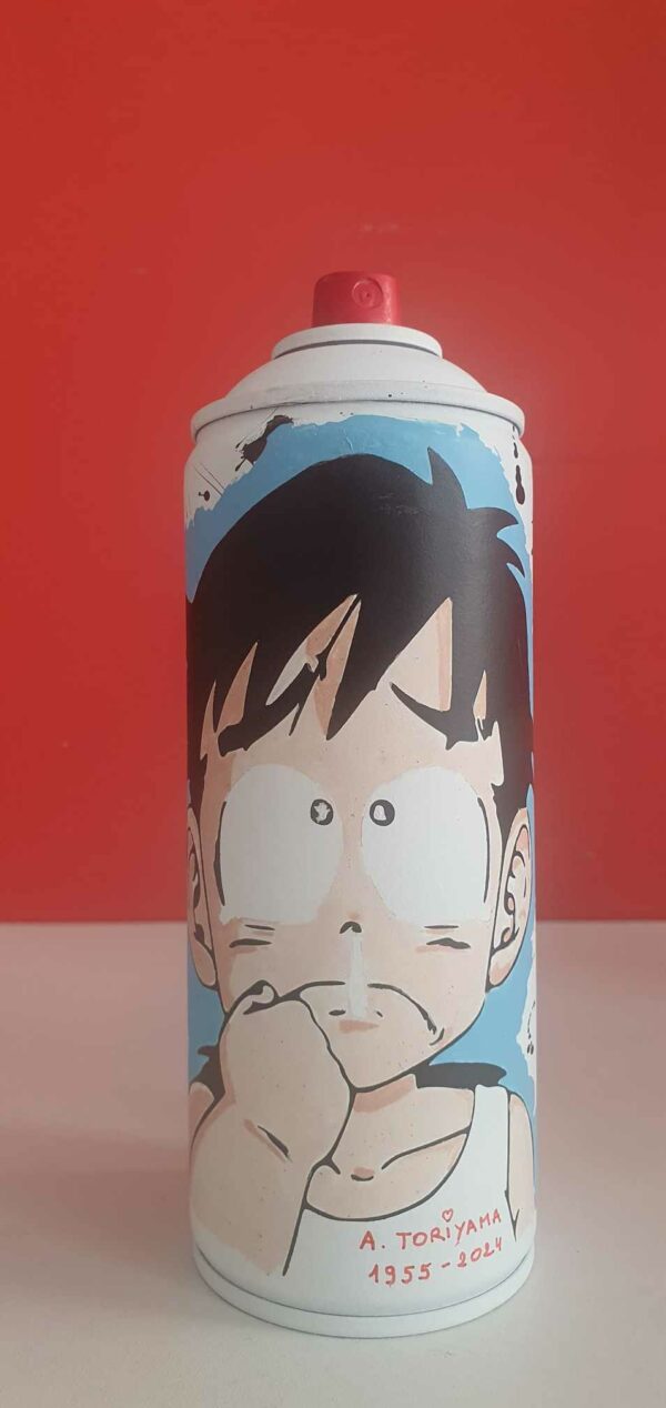 Toriyama bombe peinture de l'artiste Ludovic Ponze