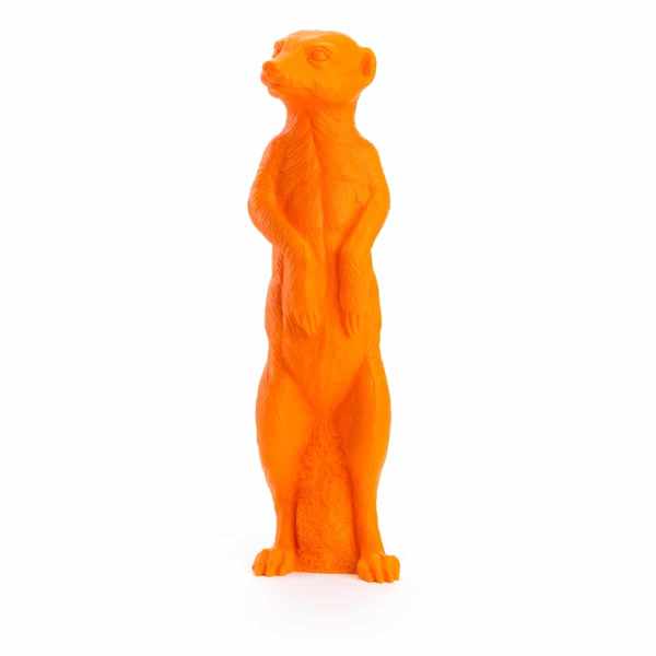 Suricate orange de l'artiste Ottmar Hörl