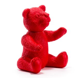 teddy rouge de l'artiste Ottmar Horl
