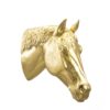 Tête de cheval or de l'artiste Ottmar Horl