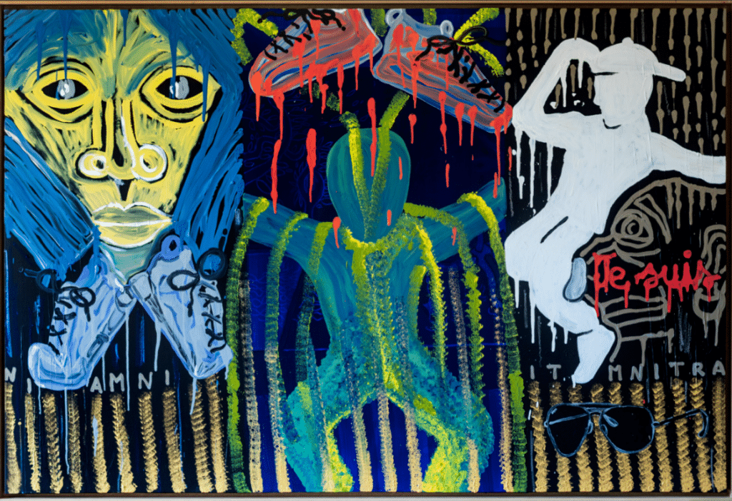 peinture sur toile de l'artiste Nitram