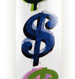 skate dollar bleu Andy Warhol