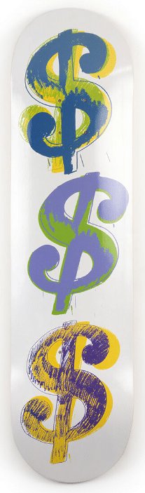 skate dollar violet Andy warhol