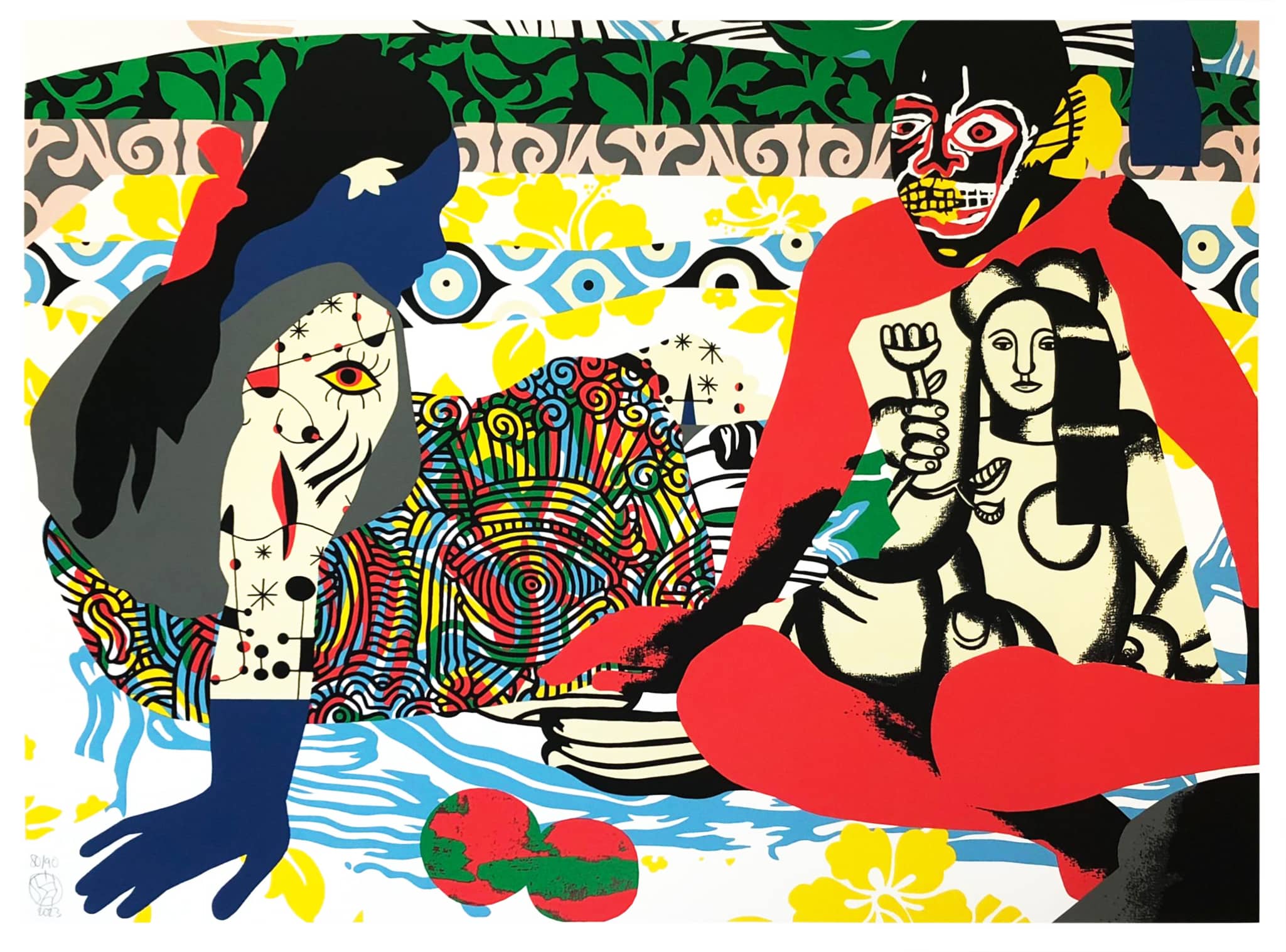 femmes-de-tahiti-60x80cm-2023-High sérigraphie Speedy graphito