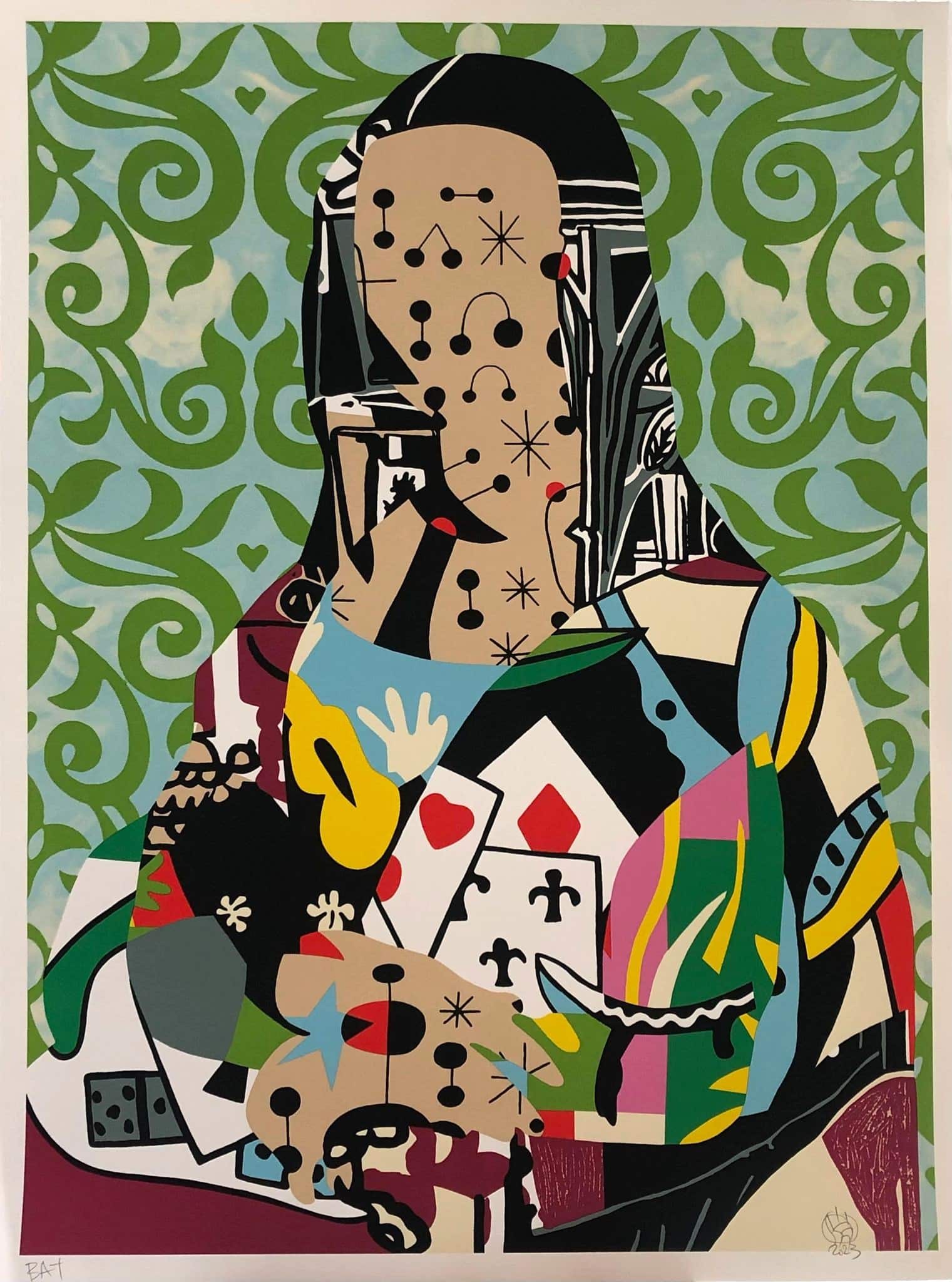 sérigraphie Speedy graphito la Joconde 60 x 80 cm