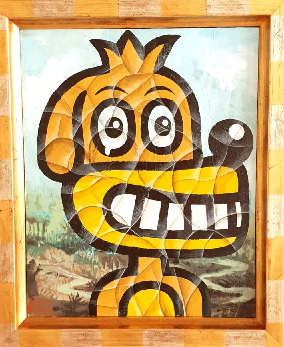peinture sur toile de l'artiste speedy graphito