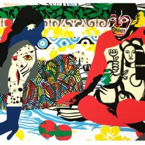 Sérigraphie | Les femmes de Tahiti | Speedy Graphito
