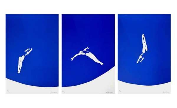 serigraphie de l'artiste Messac tripthyque