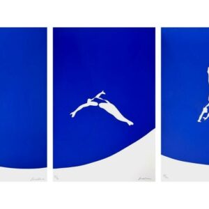 serigraphie de l'artiste Messac tripthyque