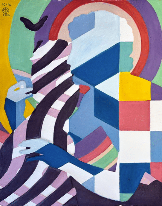 aquagravure de l'artiste Erro psyche